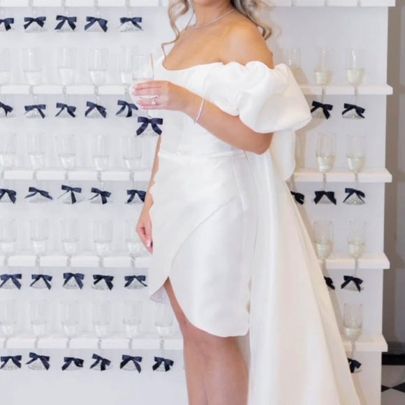 Ivory Bridal Shower Dress - Picture 2 of 7